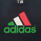 Mens Black Adidas Spellout  T Shirt