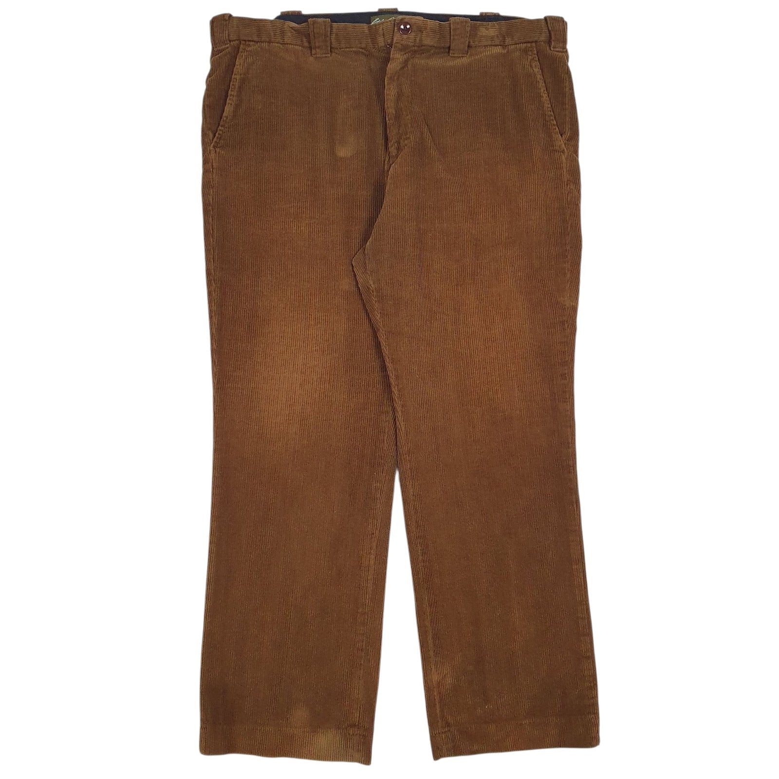 Mens Brown Eddie Bauer  Corduroy Trousers