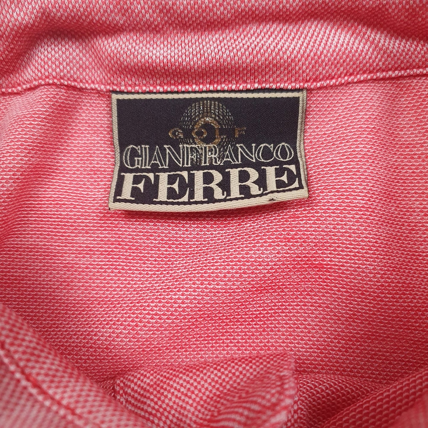 Mens Red Gianfranco Ferre Golf  Polo Shirt