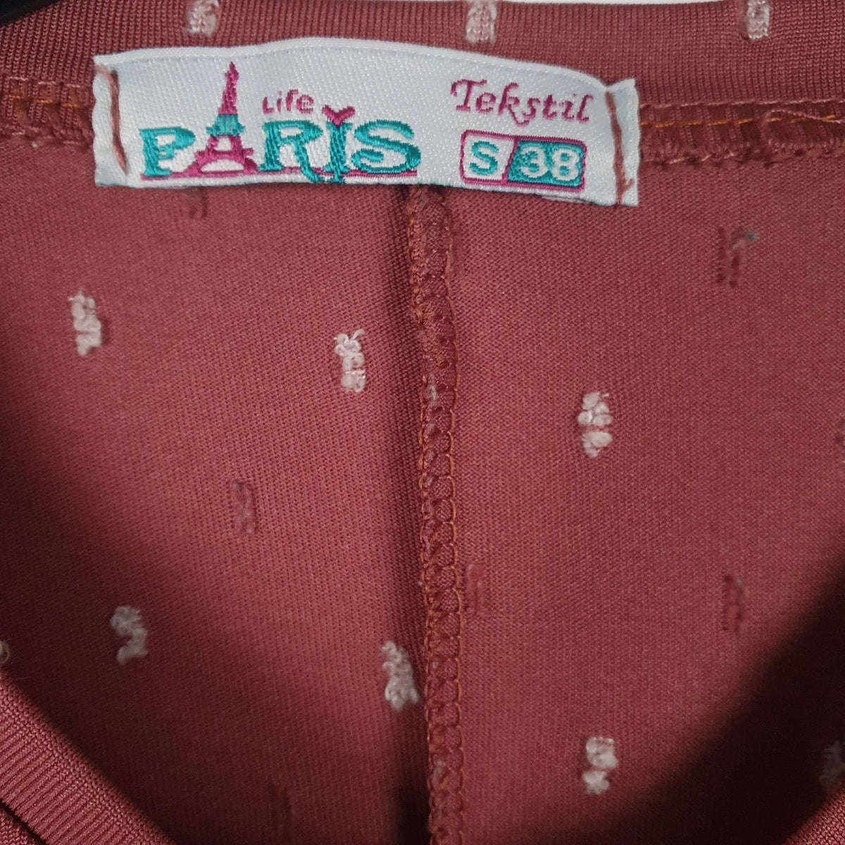 Womens Red Tekstil   Dress
