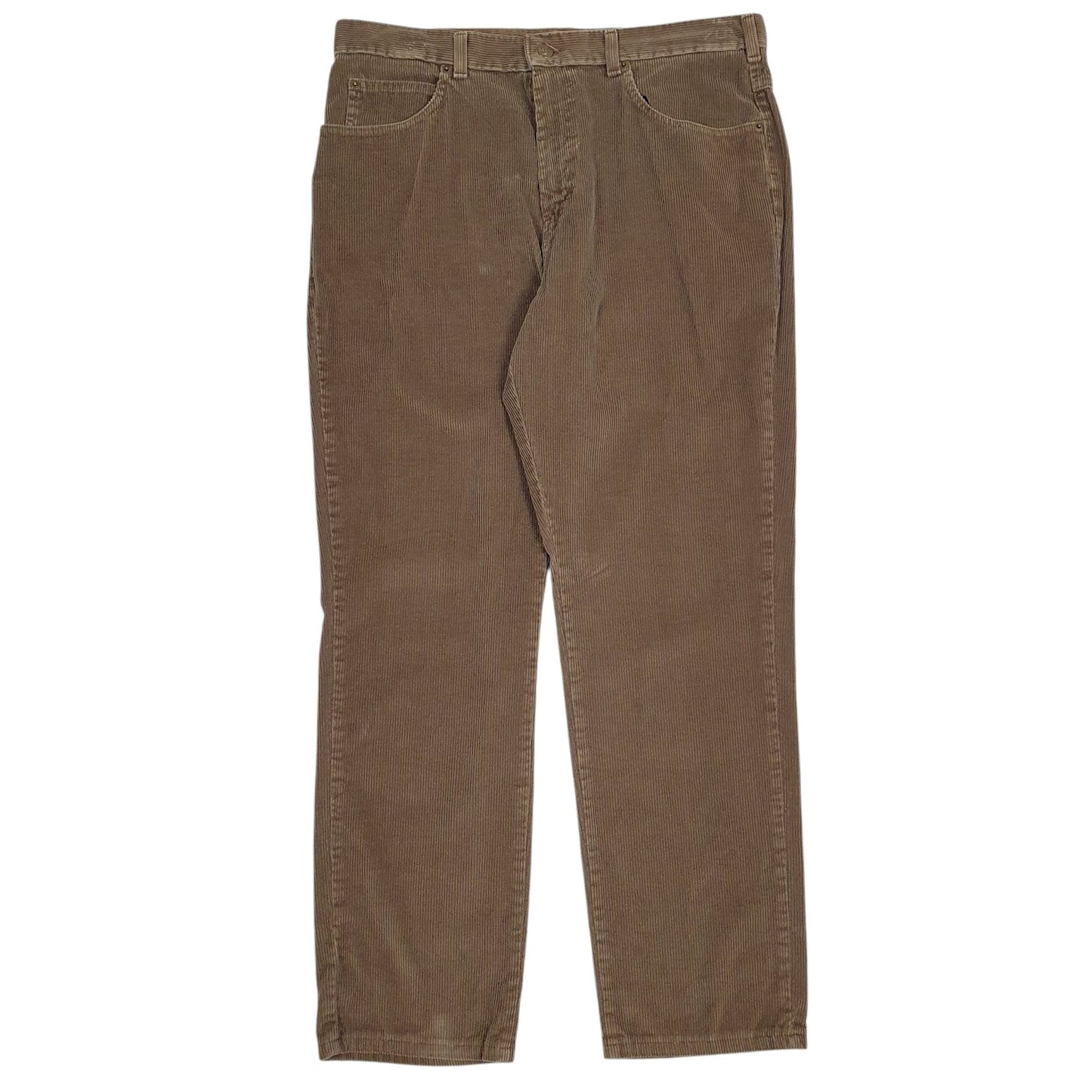 Mens Brown L.L. Bean  Corduroy Trousers