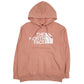 Womens Pink The North Face Spellout Hoodie Jumper