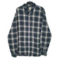 Mens Navy L.L.Bean Flannel Long Sleeve Shirt