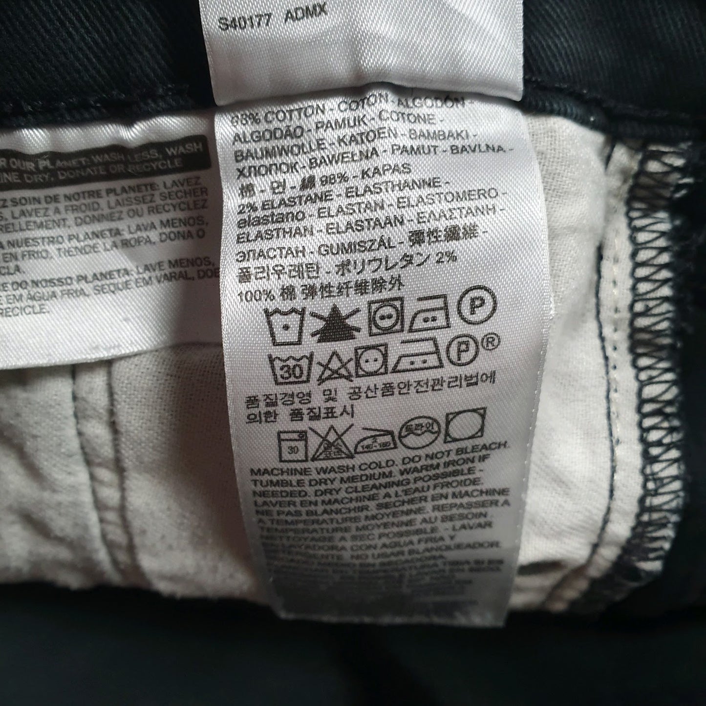 Mens Black Levis   Jeans