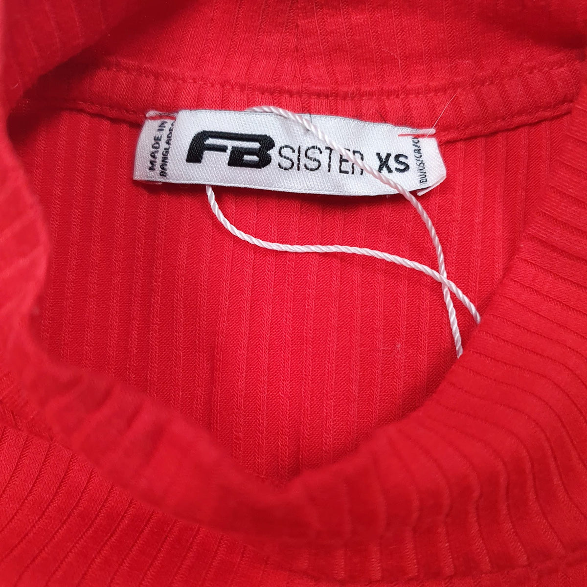 Womens Red FB Sisters   T Shirt