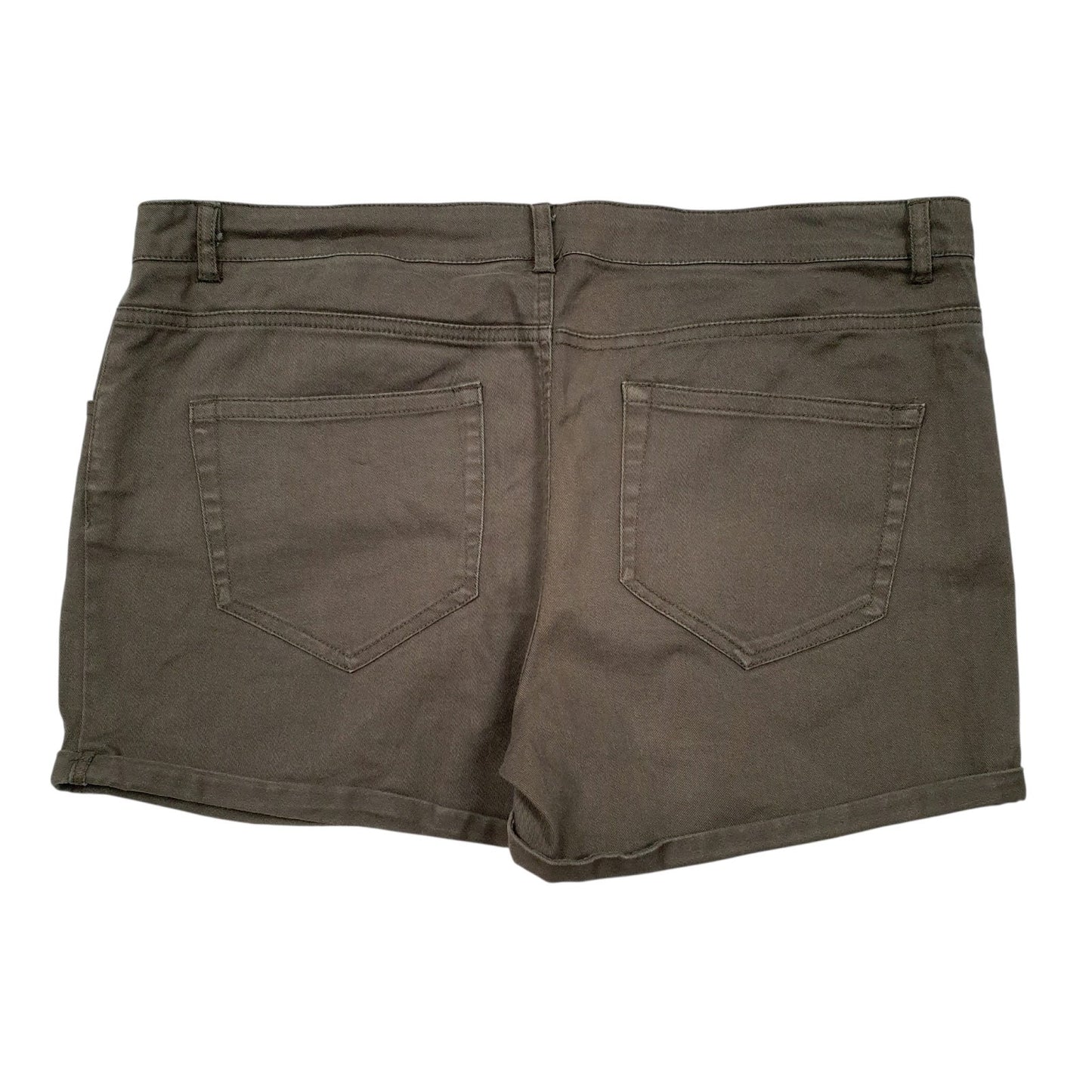 Womens Green Amisu   Shorts