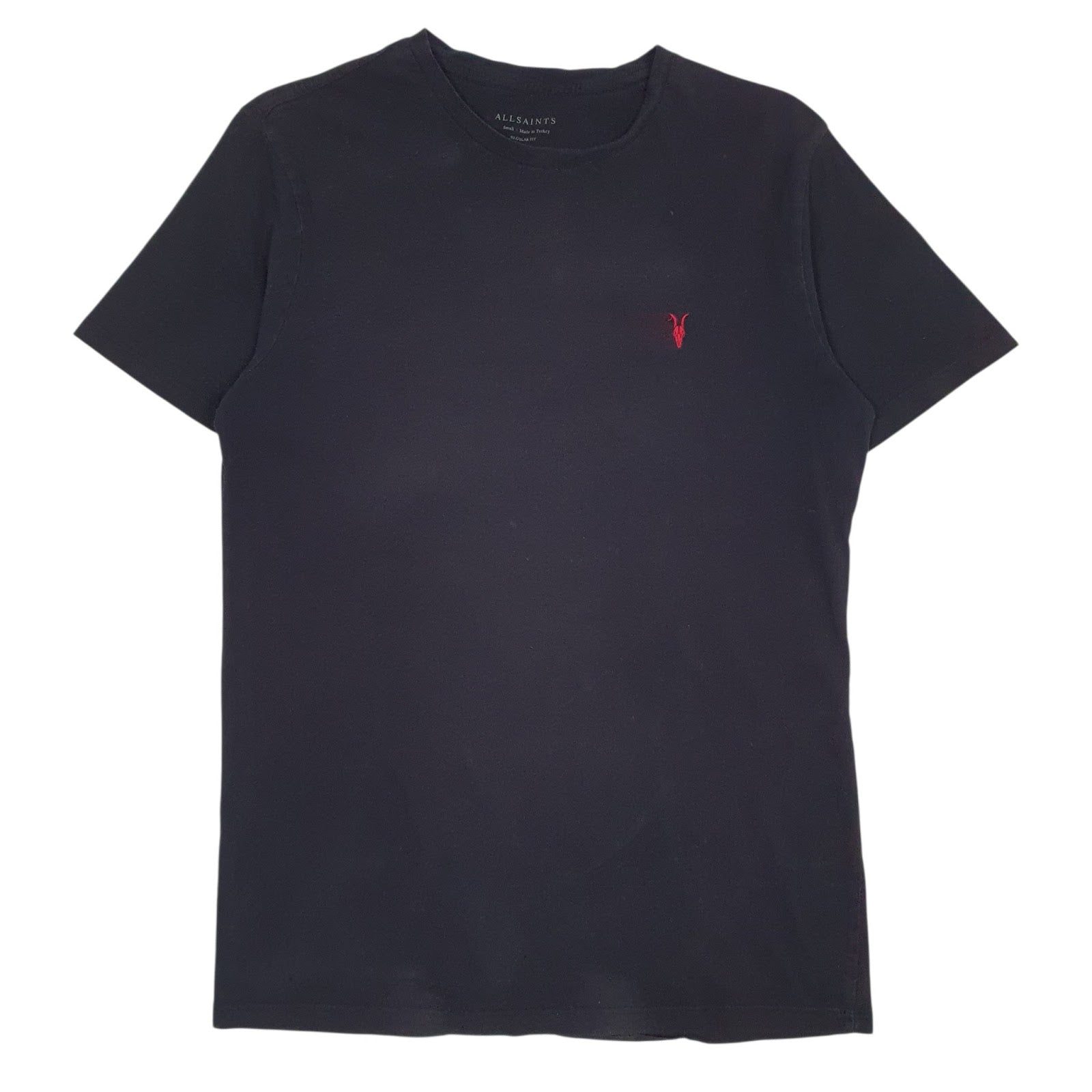 Mens Black All Saints  Short Sleeve T Shirt