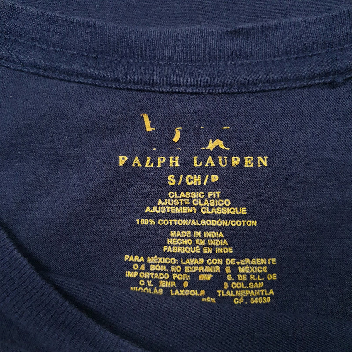 Mens Navy Polo Ralph Lauren   T Shirt
