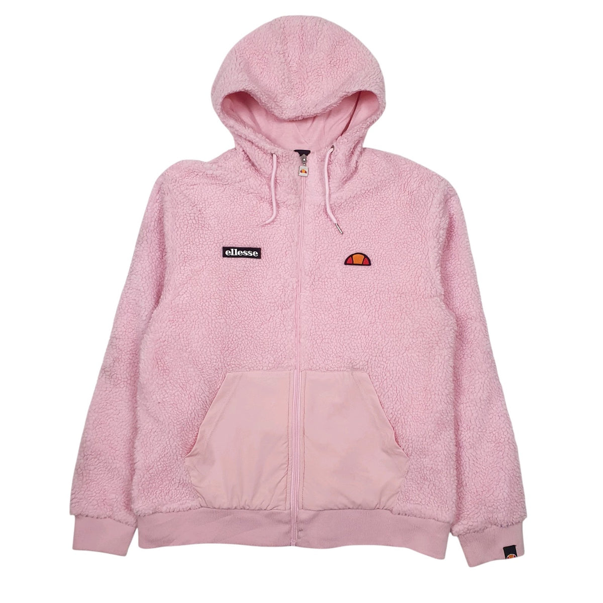 Womens Pink Ellesse  Full Zip Jumper