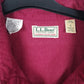 Mens Burgundy L.L.Bean Chamois Vintage 90s Made In USA  Shirt