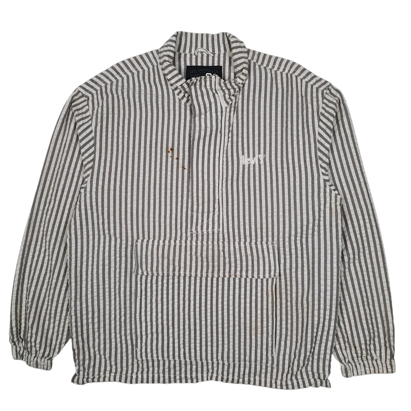 Mens Grey Levis Windbreaker  Coat