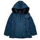 Womens Blue Reebok Parka Hooded  Coat