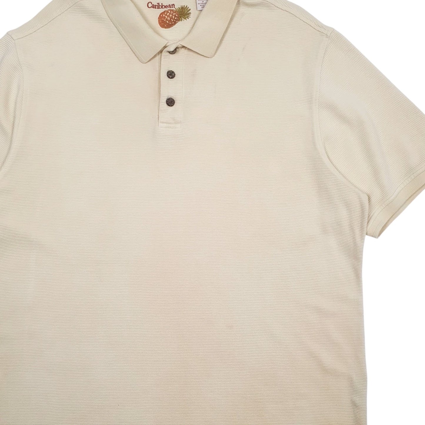 Mens Yellow Caribbean   Polo Shirt
