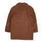 Mens Brown Valentino Cashmere Longline  Coat