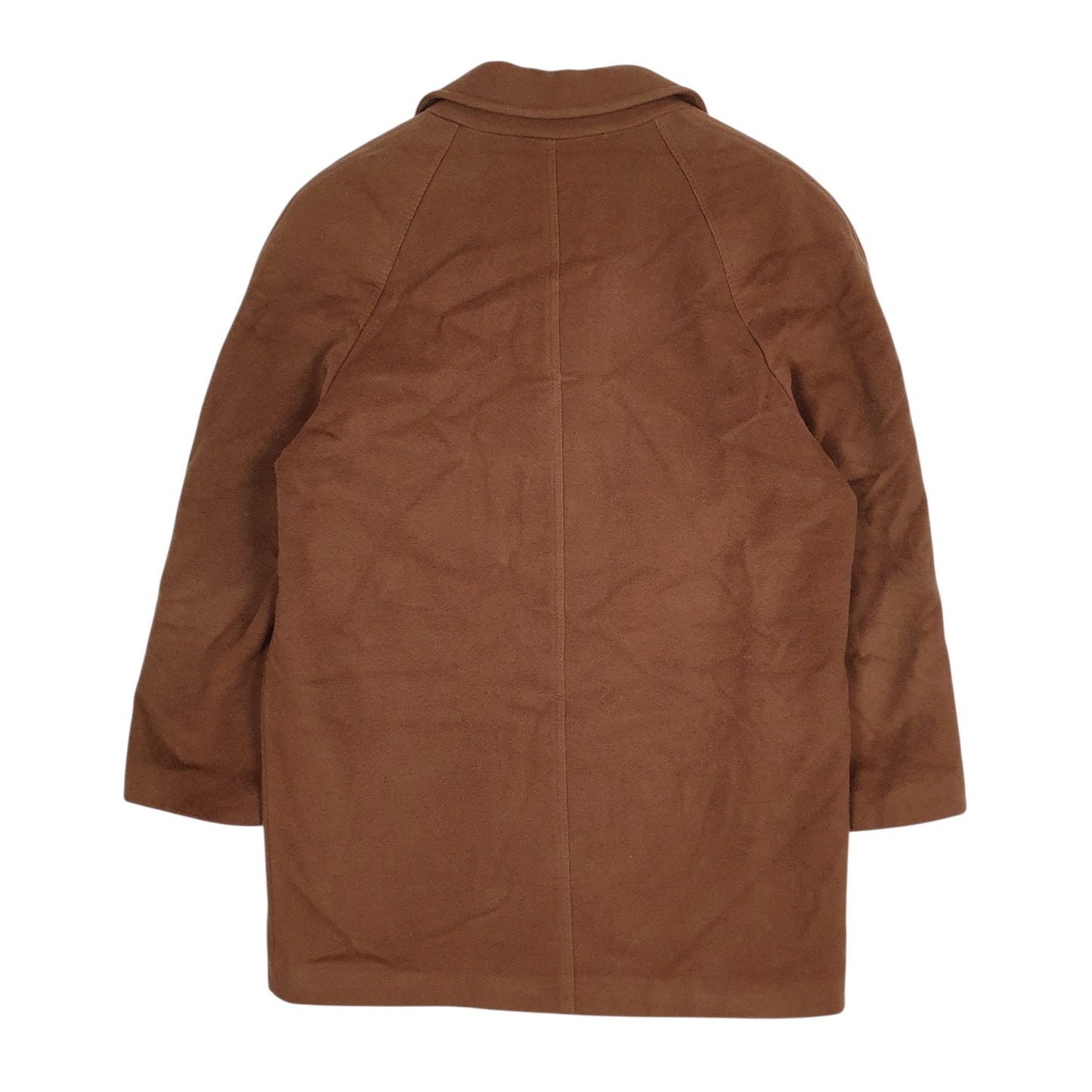 Mens Brown Valentino Cashmere Longline  Coat