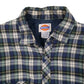 Mens Blue Dickies Quilted Plaid Vintage 2000s Hoodie Coat