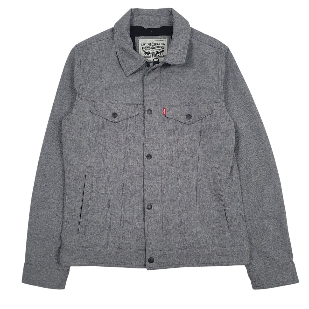 Mens Grey Levis   Coat