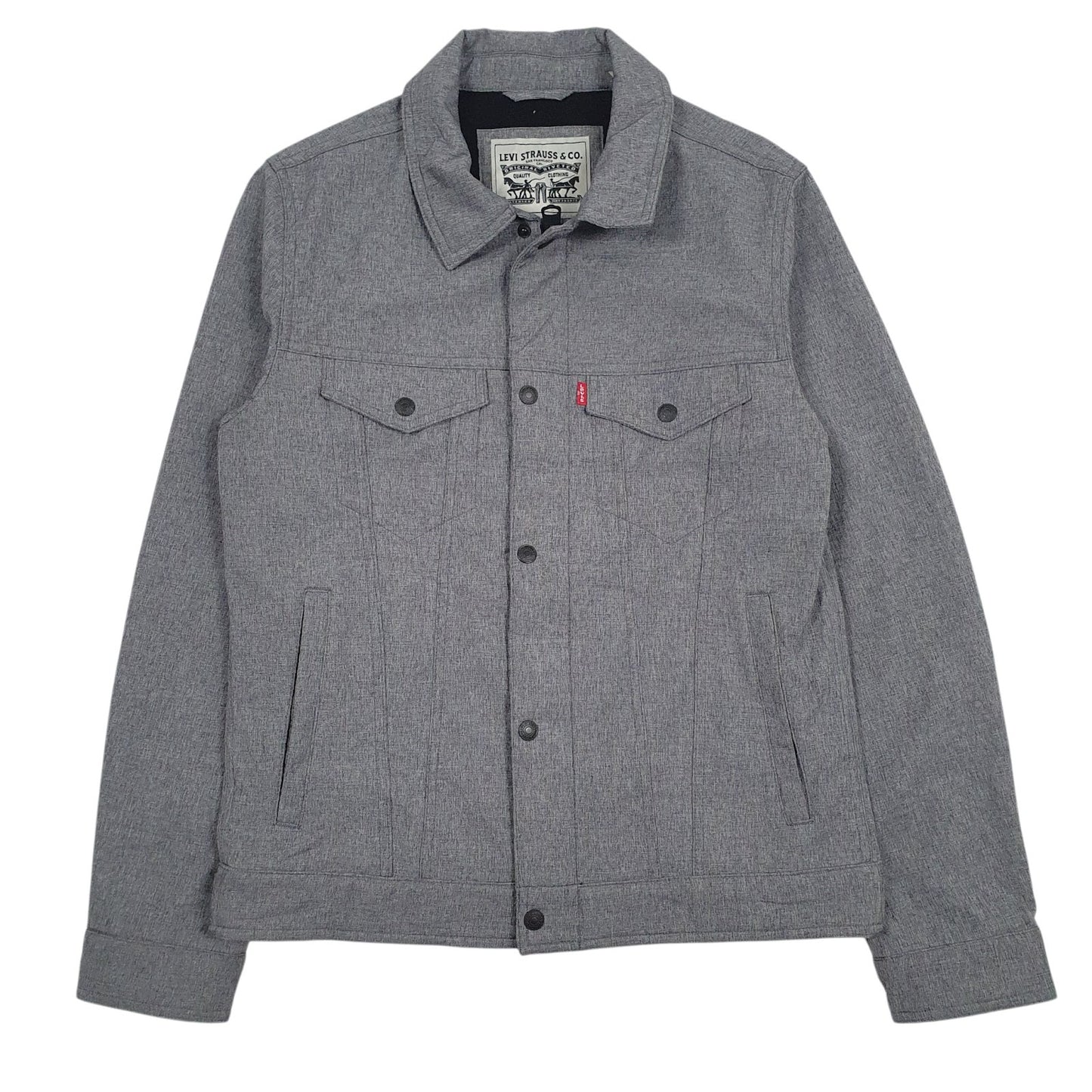 Mens Grey Levis   Coat