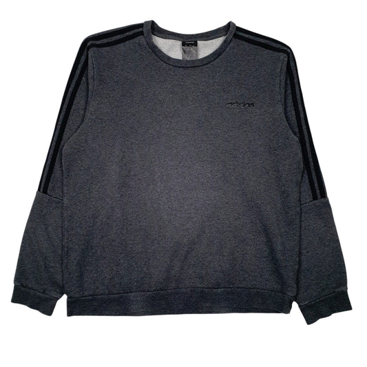 Womens Grey Adidas  Crewneck Jumper