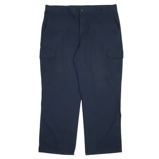 Mens Navy Dickies Workwear Cargo Trousers