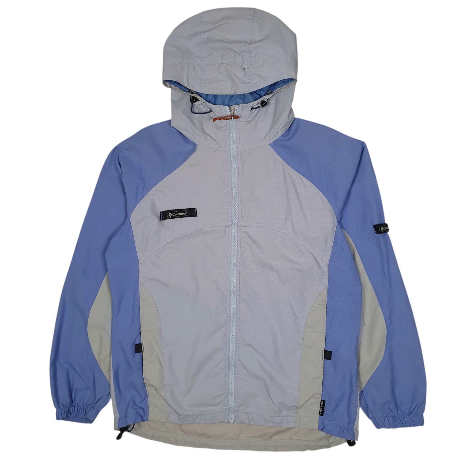 Womens Blue Columbia Sportswear Company Packable Crewneck Coat