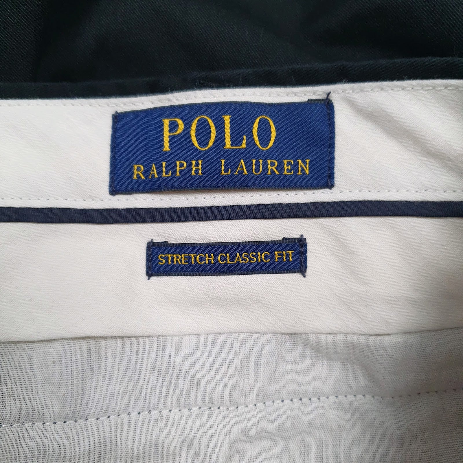 Mens Black Polo Ralph Lauren   Trousers