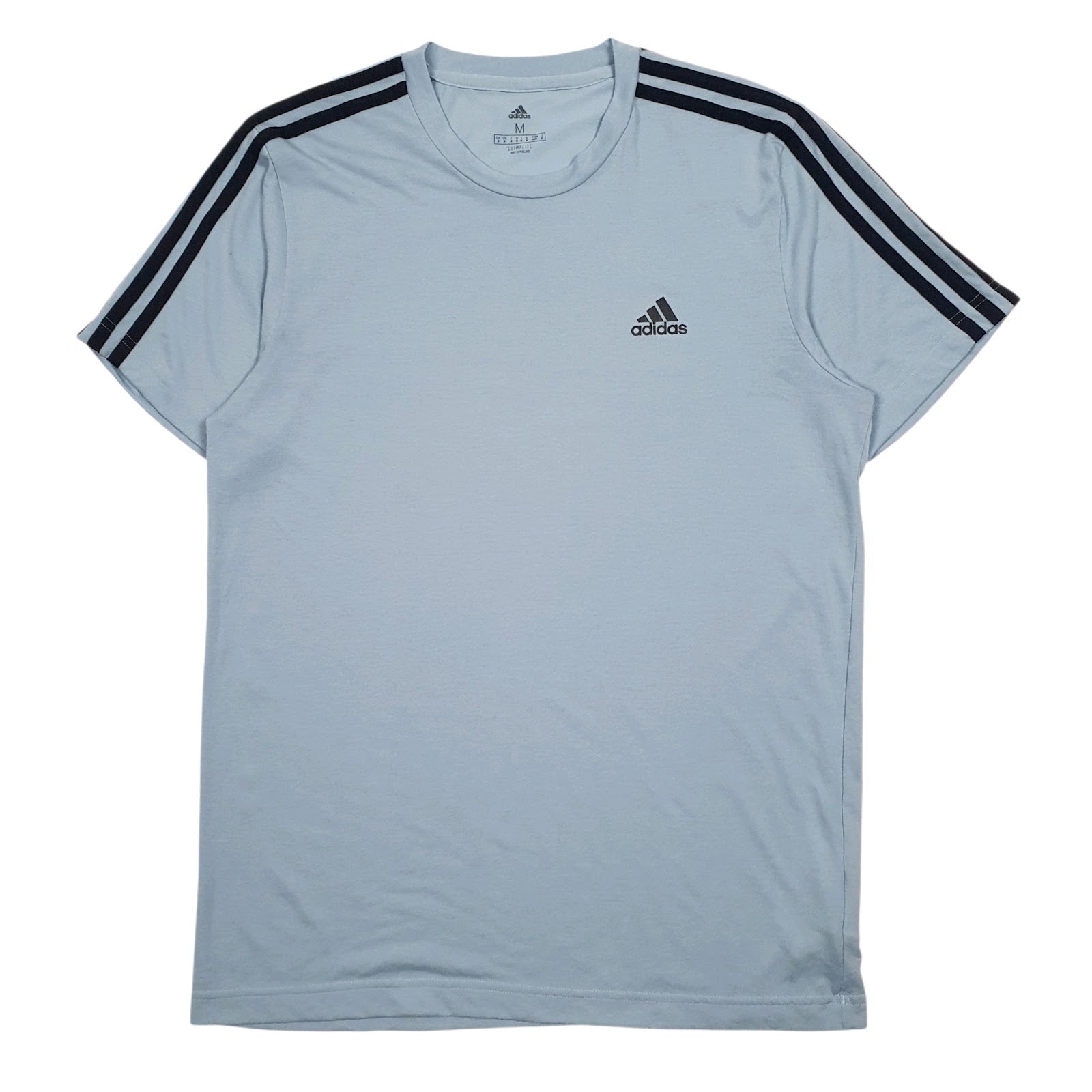 Mens Blue Adidas Climalite Short Sleeve T Shirt