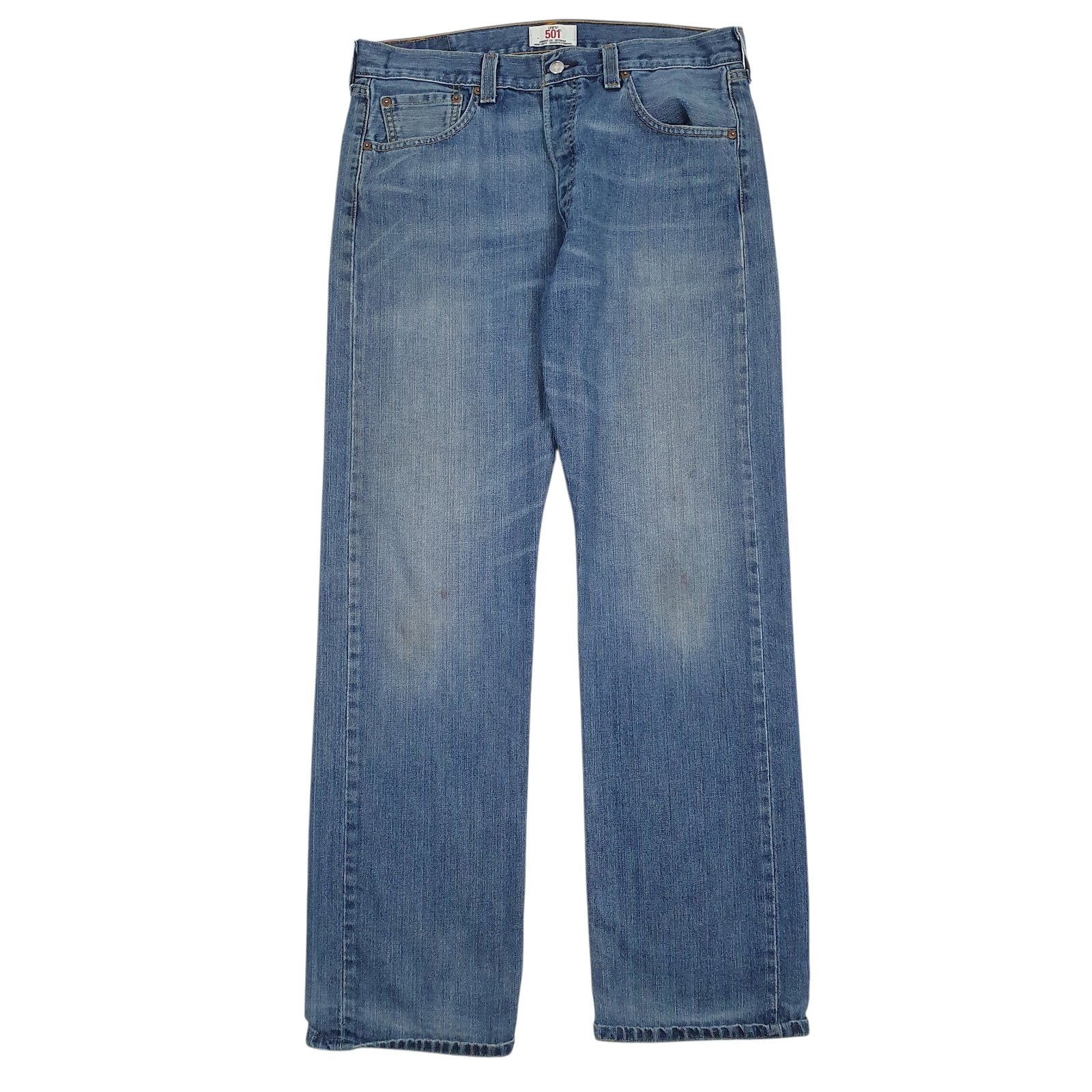 Mens Blue Levis  501 JeansW34 L32