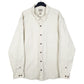 Mens Cream L.L.Bean  Long Sleeve Shirt