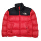 Mens Red The North Face Nuptse Retro 1996 Full Zip Coat