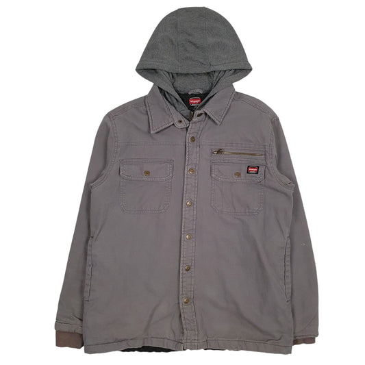 Mens Grey Wrangler Padded  Coat