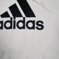 Mens White Adidas  Hoodie Jumper