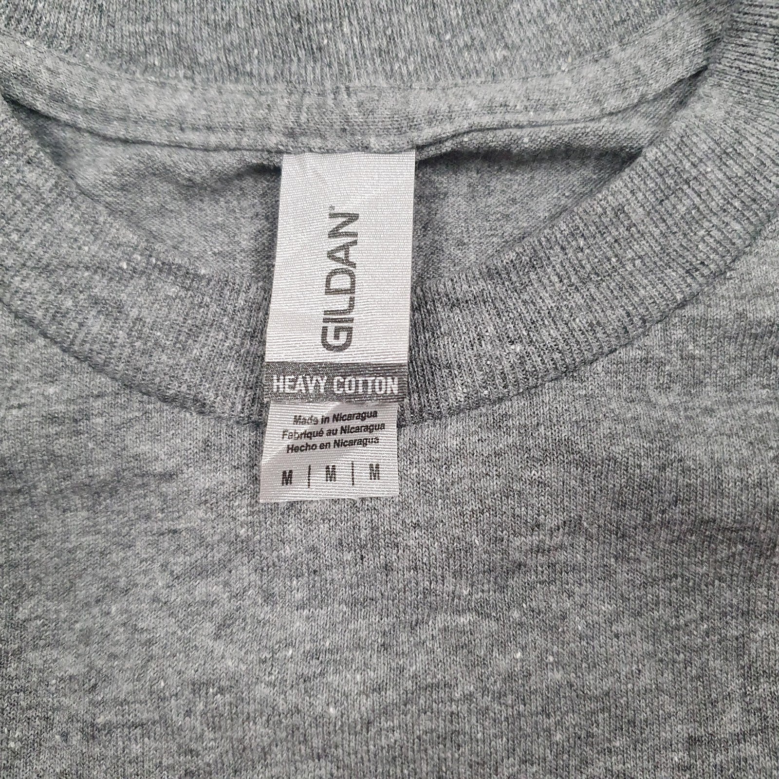 Mens Grey Gildan Holly Football  T Shirt