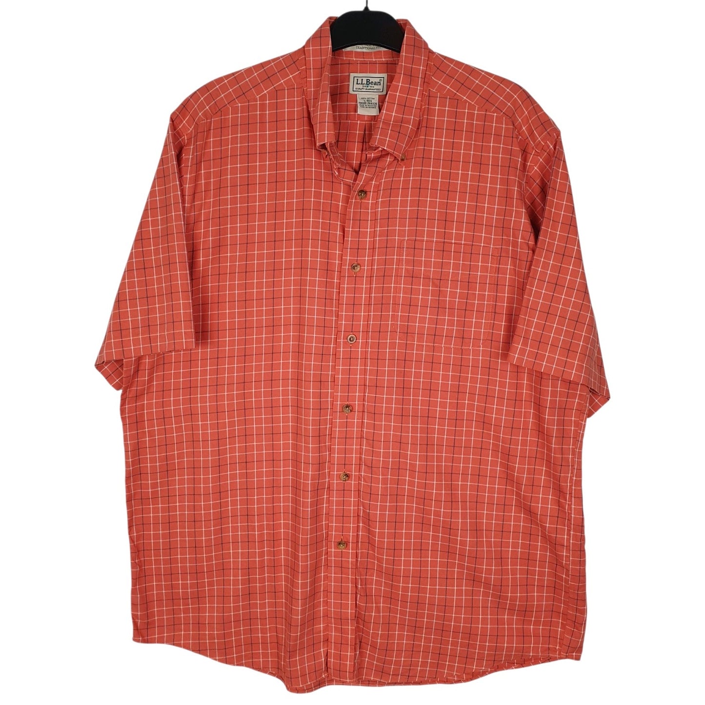 Mens Red Eddie Bauer  Short Sleeve Shirt