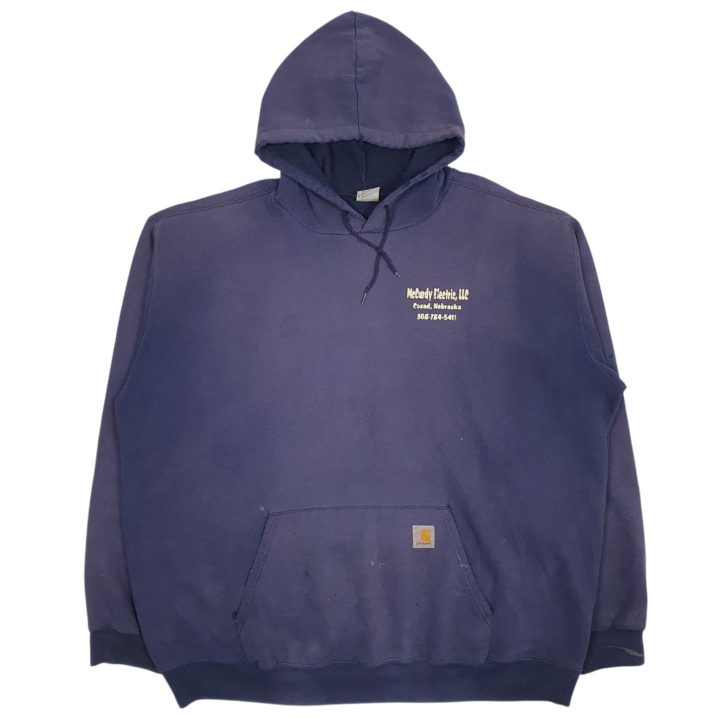 Mens Blue Carhartt  Hoodie Jumper