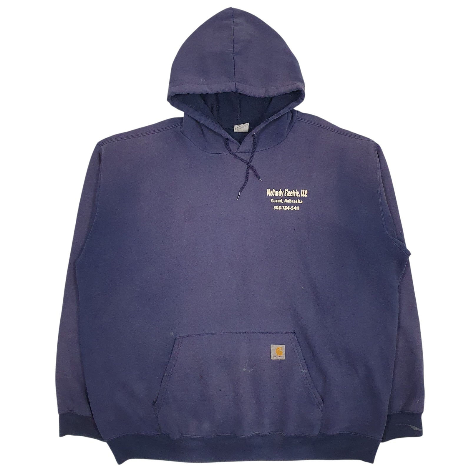 Mens Blue Carhartt  Hoodie Jumper