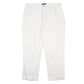 Mens White Polo Ralph Lauren Hammond Pant Double Pleated Chino Trousers