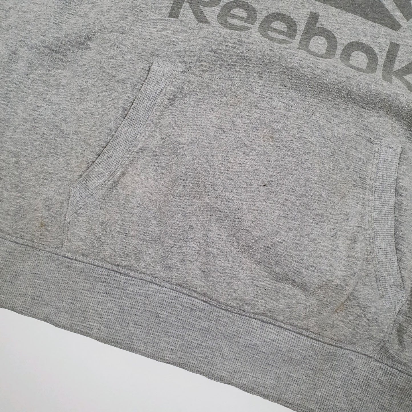 Womens Grey Reebok  Hoodie Jumper