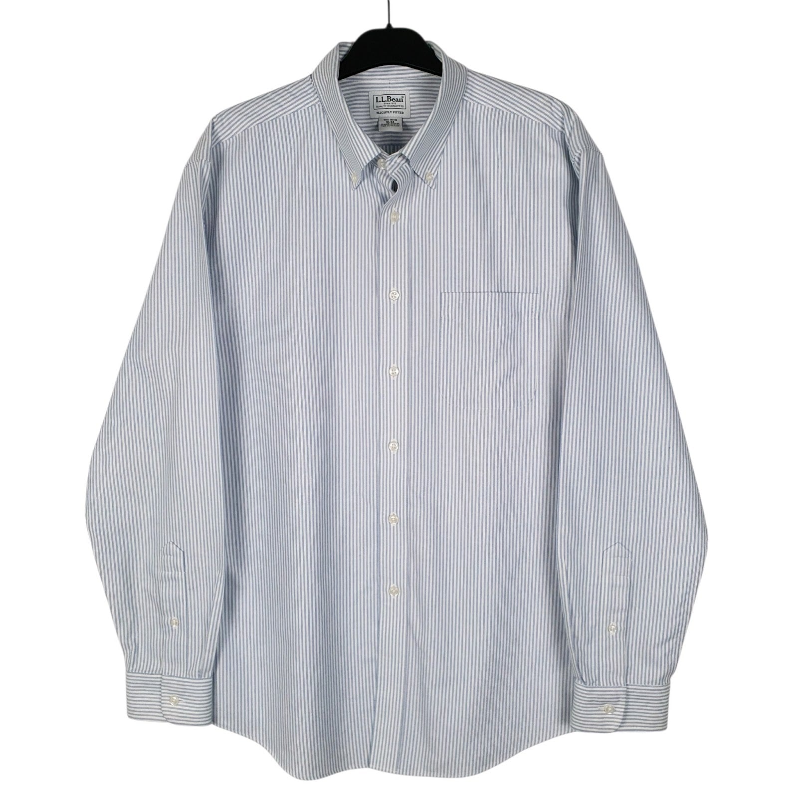 Mens Blue L.L.Bean  Long Sleeve Shirt