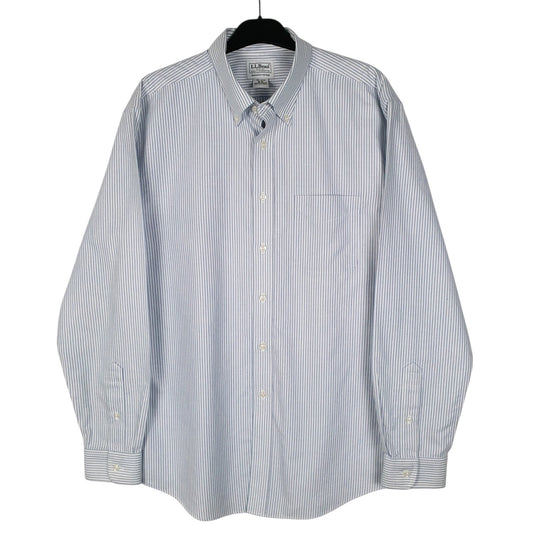 Mens Blue L.L.Bean  Long Sleeve Shirt