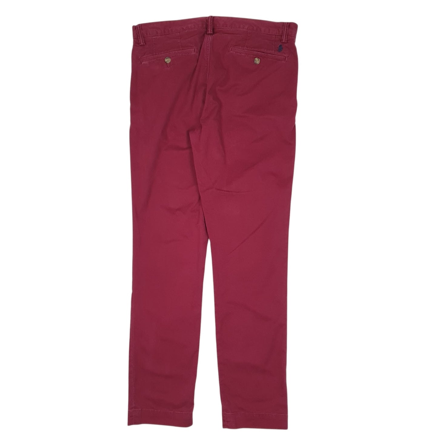 Mens Burgundy Polo Ralph Lauren Stretch Slim Fit  Trousers