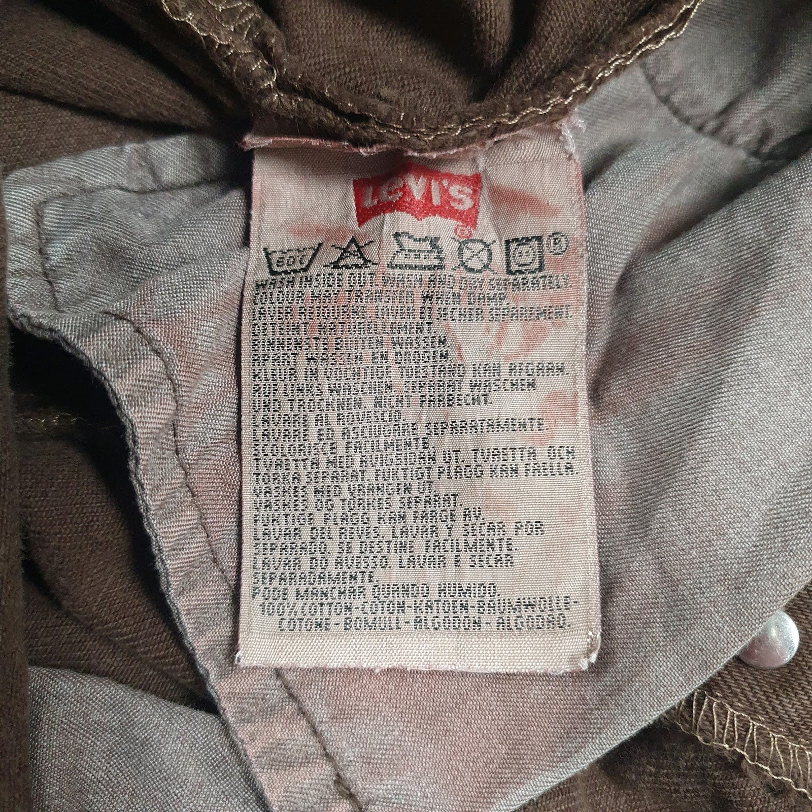Mens Brown Levis Vintage 90s  Jeans