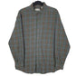 Mens Green L.L.Bean Flannel Long Sleeve Shirt