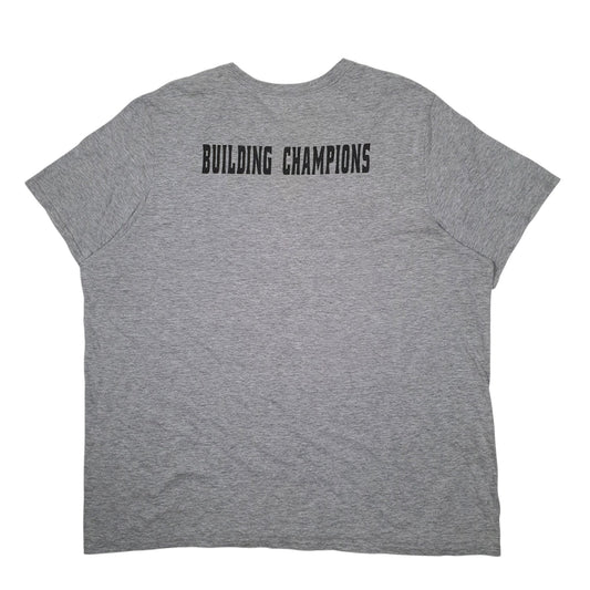Mens Grey Adidas Jimmie Womens Wrestling  T Shirt