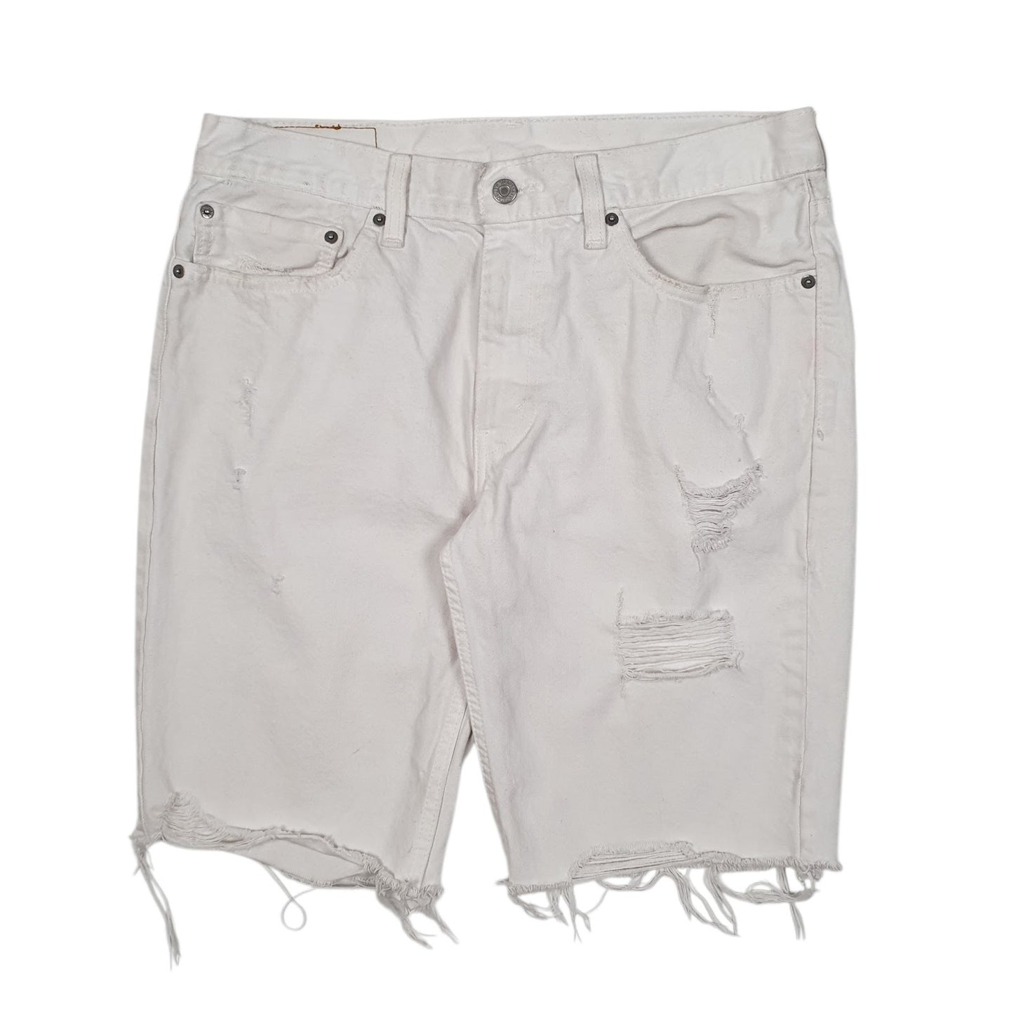 Mens White Polo Ralph Lauren  Denim Shorts