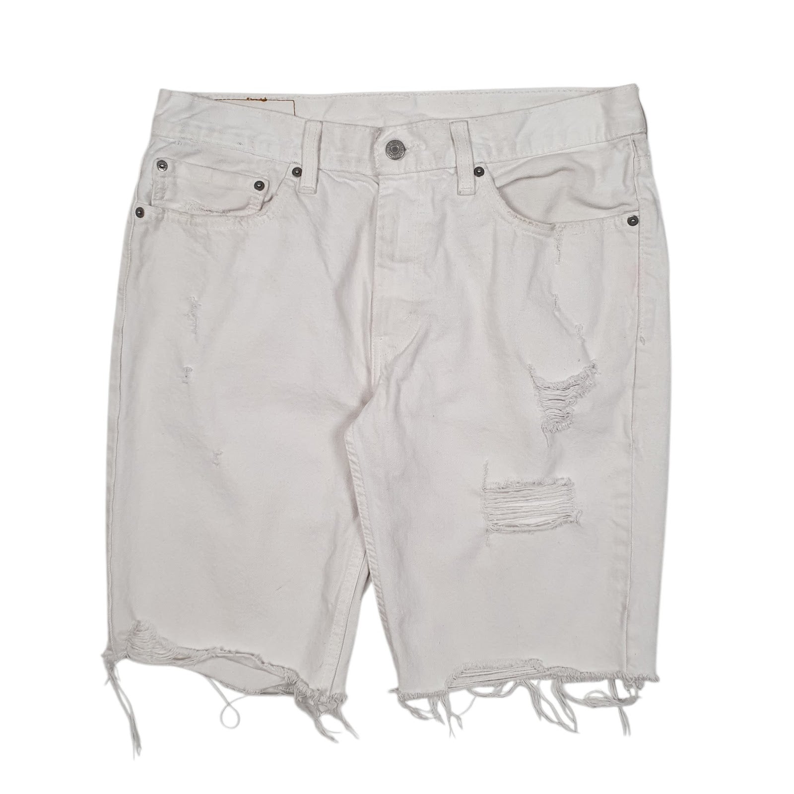Mens White Polo Ralph Lauren  Denim Shorts