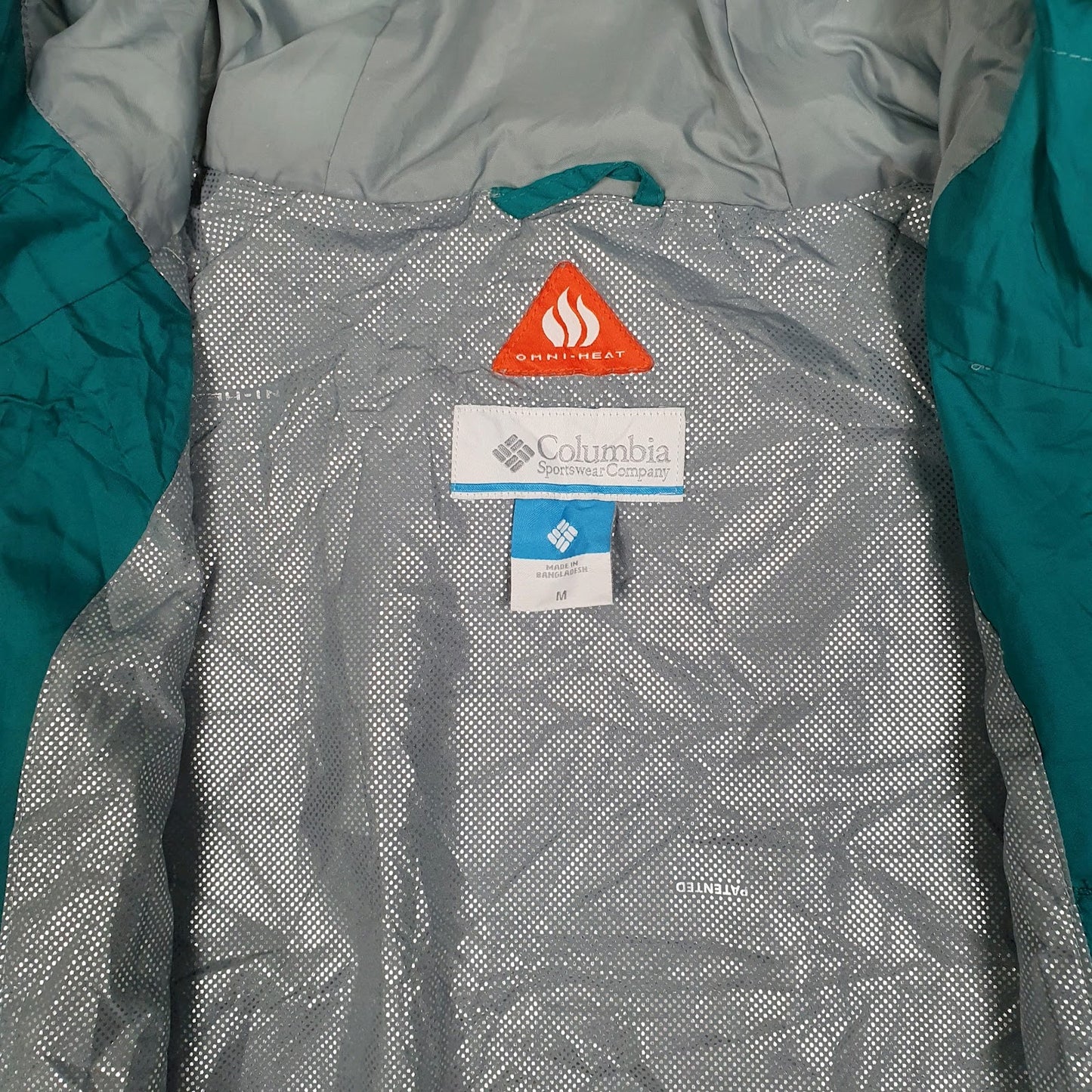 Womens Green Columbia Sportswear Company Omni Heat Hoodie Coat