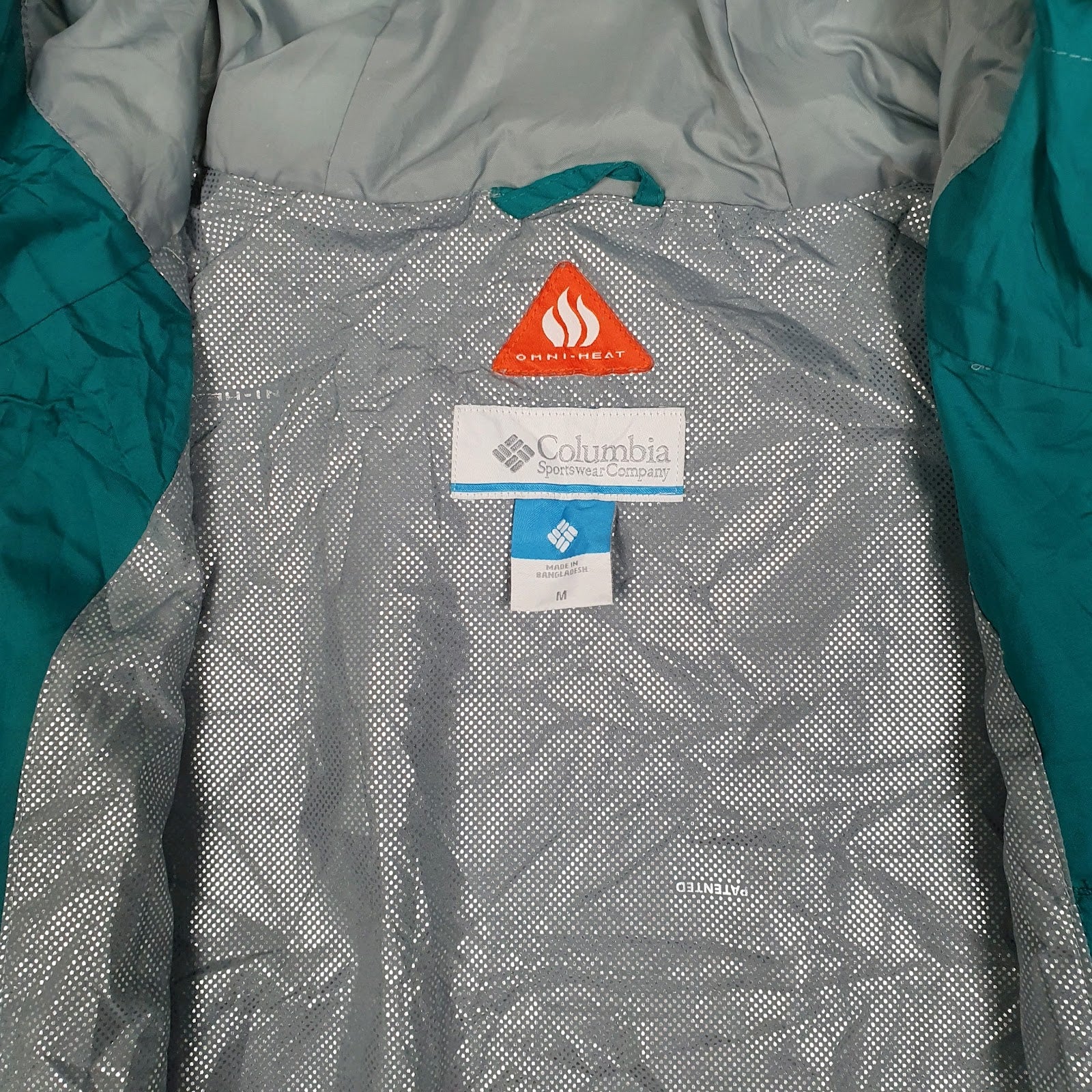 Womens Green Columbia Sportswear Company Omni Heat Hoodie Coat