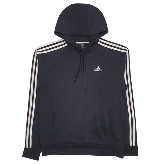 Mens Black Adidas  Hoodie Jumper