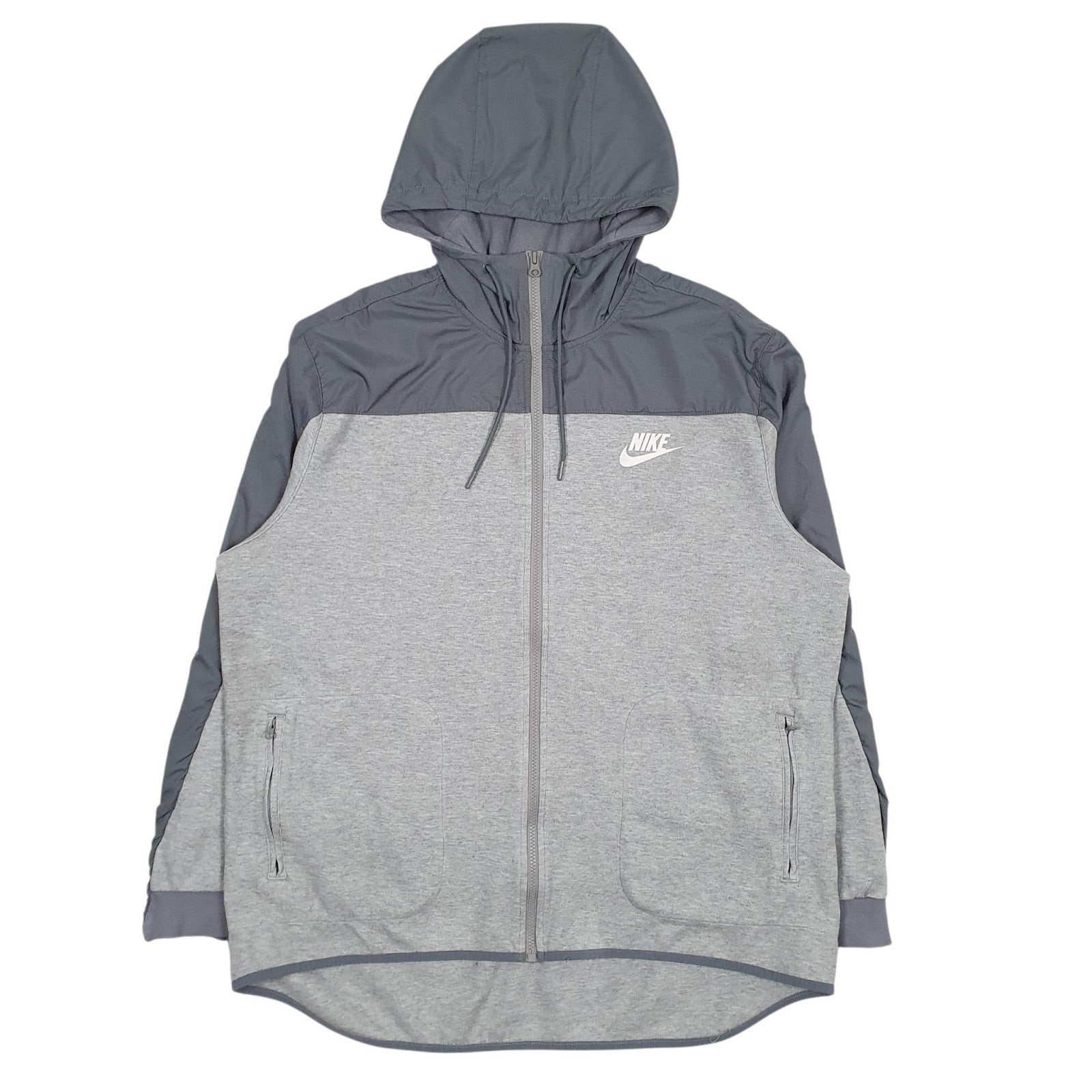 Mens Grey Nike  Full Zip Jumper